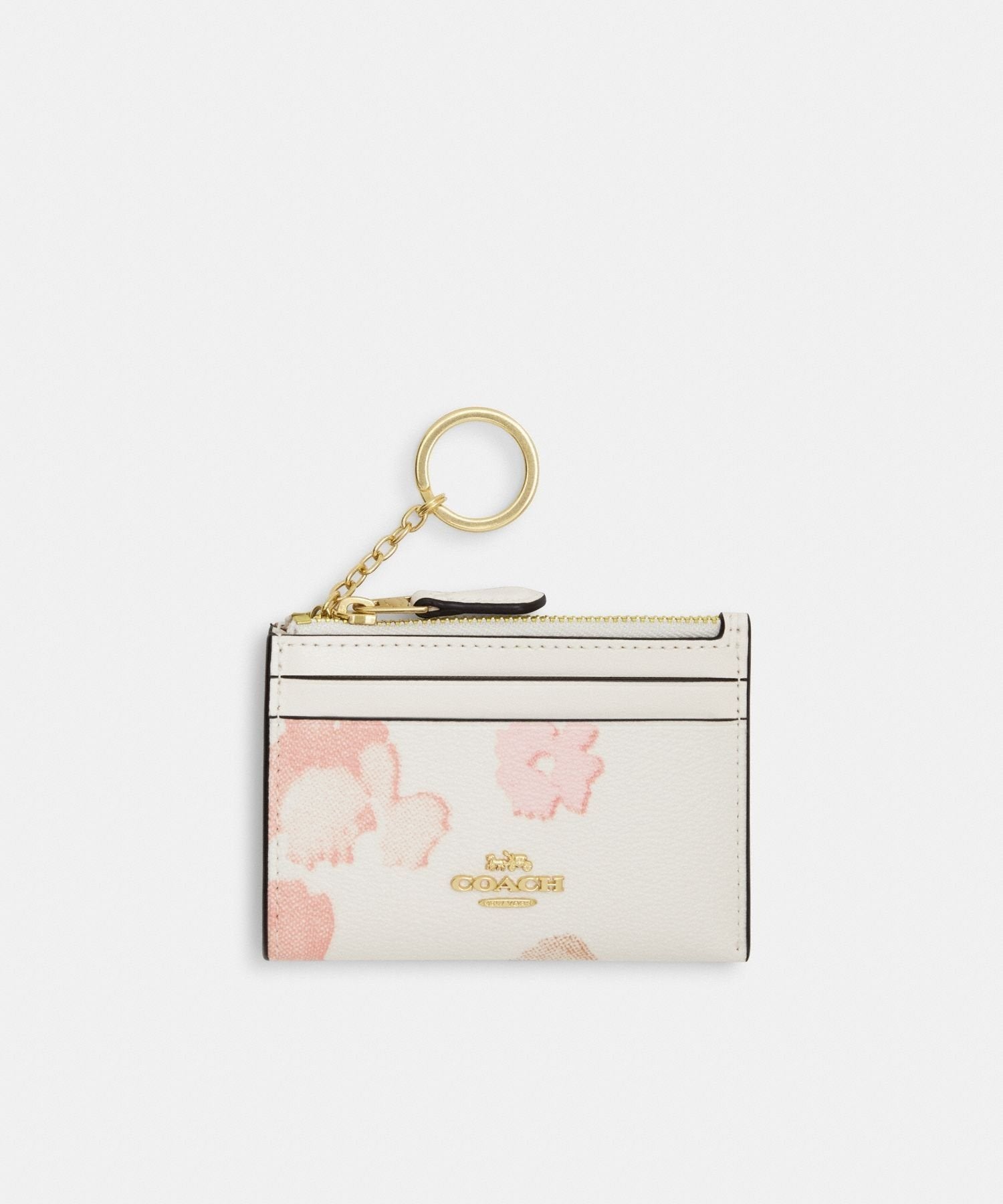 [SALE/62% OFF] COACH OUTLET [Official] Mini Skinny ID Case/Floral Print Coach Outlet Wallet/Pouch/Case Pass Case/Pass Case/Pass Case/Pass Case/Pass Case/Free Shipping]