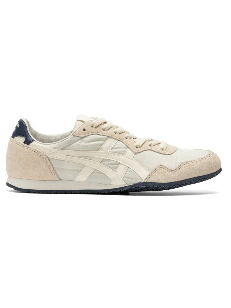 (U) [Official Shop] SERRANO Onitsuka Tiger Shoes and Shoes Sneakers Blue Beige White [Free Shipping] [Rakuten Fashion]