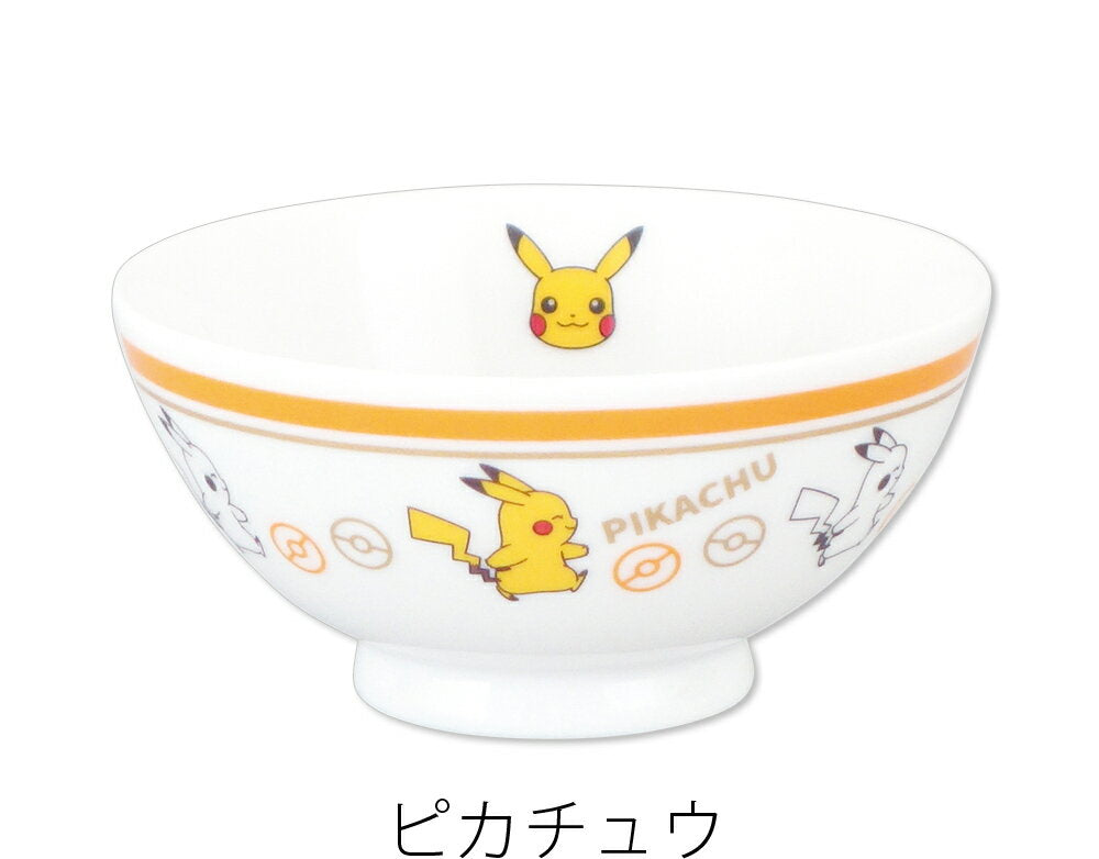 ¡Precio especial de súper OFERTA + cupón disponible! [Tazón de té simple Pokémon M] Vajilla Pokémon Pikachu Hogator Quass Meowha Niños pequeños Jardín de infantes Niños Niños Estudiantes de escuela primaria Lindo juego