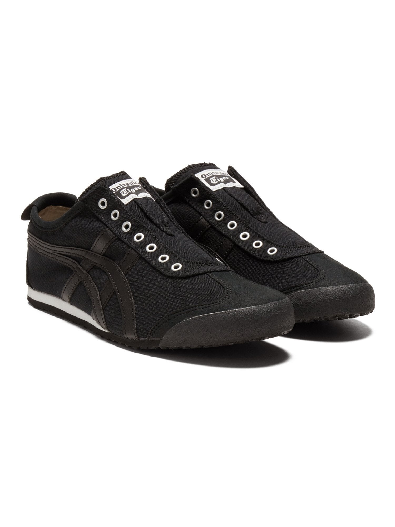 Onitsuka Tiger (U) [Official Shop] MEXICO 66 SLIP-ON Onitsuka Tiger Shoes and Sneakers Black [Free Shipping]