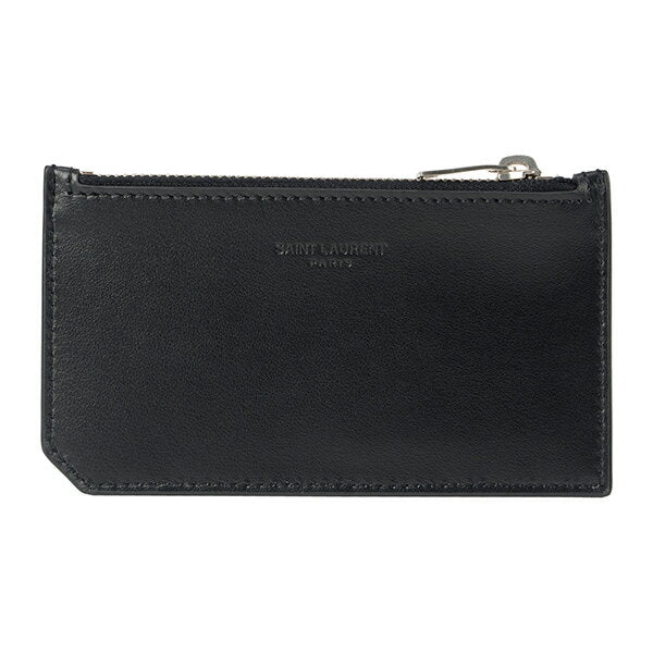 [3,000 yen off Super SALE coupon eligible] Saint Laurent card case SAINT LAURENT Smoking Forever 458593 0VG46 1077 Unisex Black