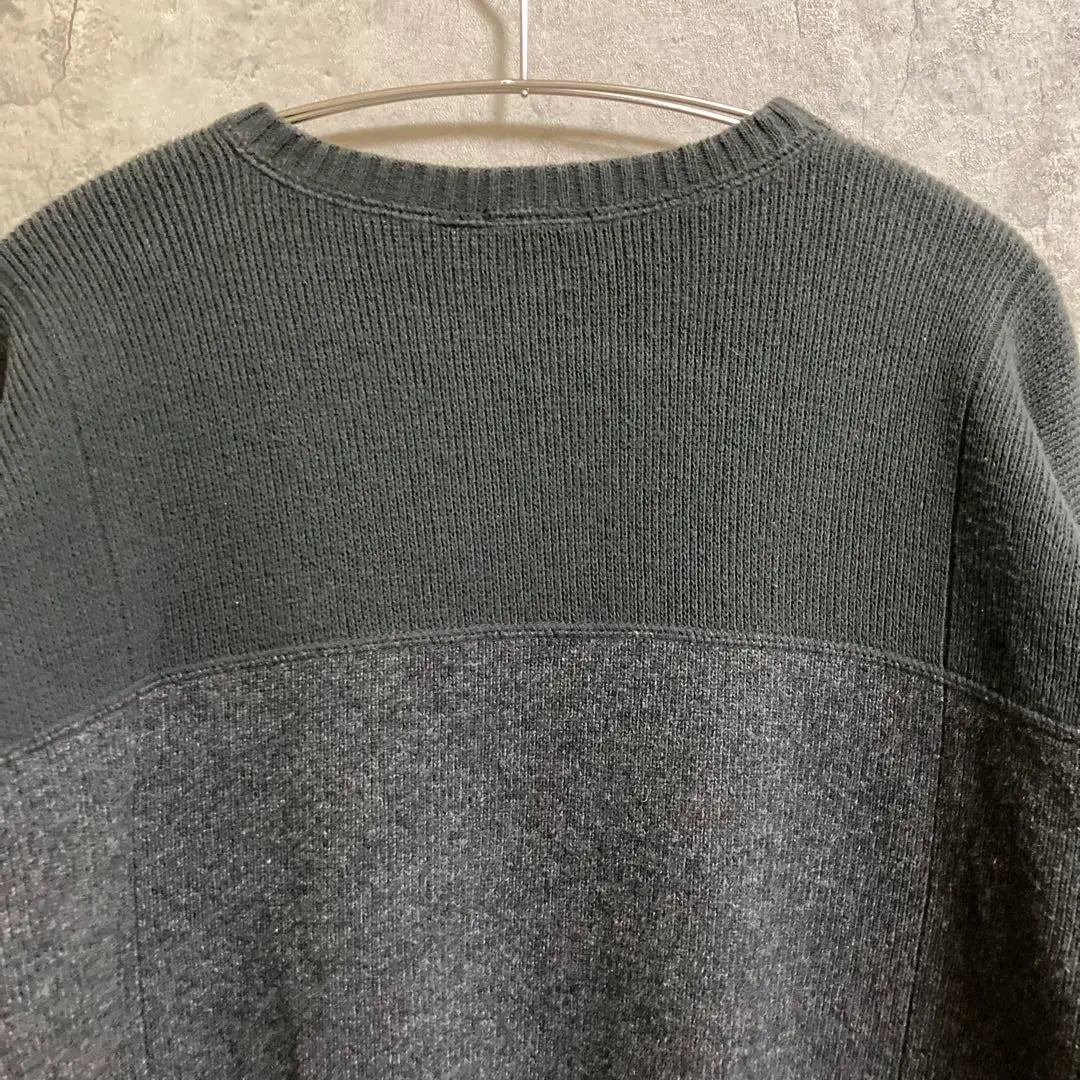 Made in Italy Trussaldi Switchable Lambwool Crew Neck Sweater with Chest Pocket