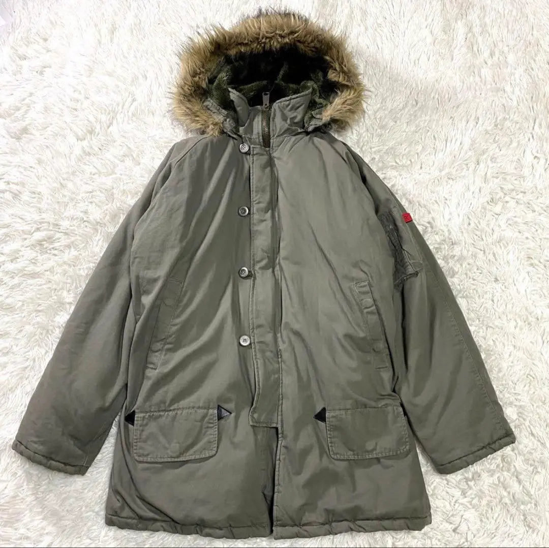 [Hard to get] ROTHCO✨ Vintage padded mod coat Hood & fur Khaki