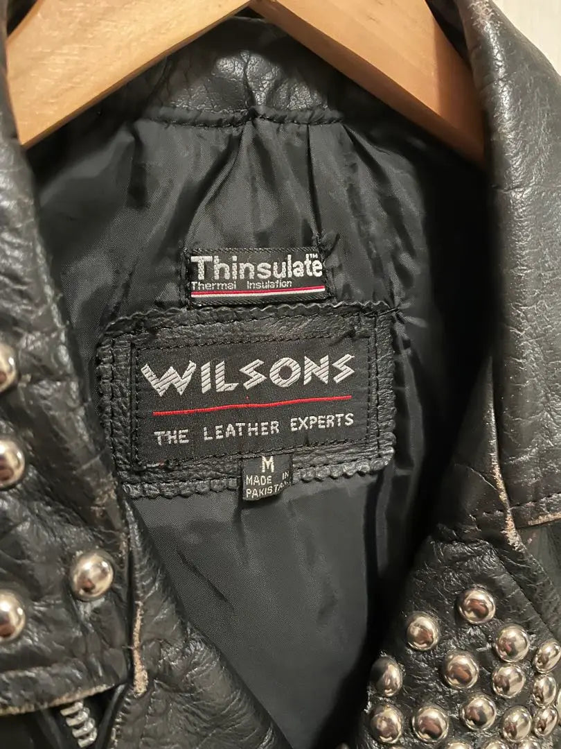 90s Wilsons Vintage Riders Jacket Hard Lock | 90s WILSONS vintageライダースジャケット　ハードロック