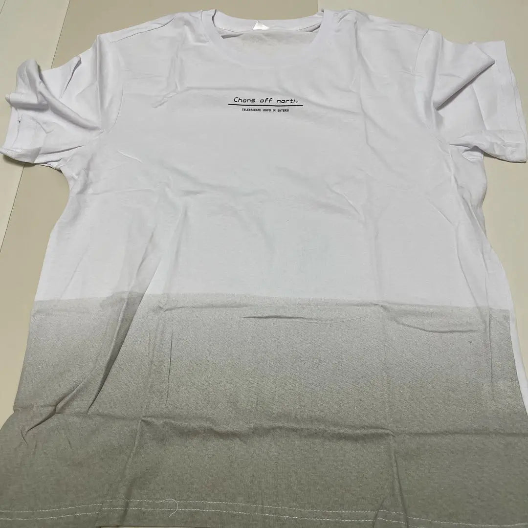 Beautiful goods ★ Men's T -shirt Short Sleeve 2xl Gradient Color Fashionable