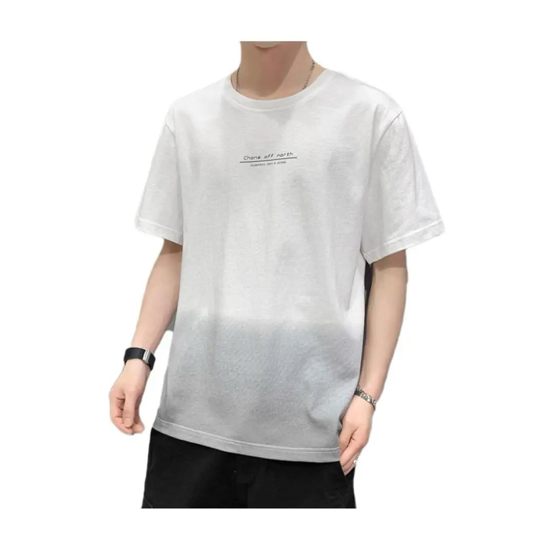 Beautiful goods ★ Men's T -shirt Short Sleeve 2xl Gradient Color Fashionable