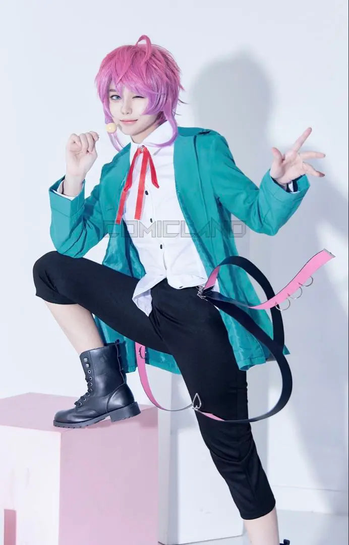 Hypnosis Microphone Amemura Random Cosplay Costume with Wig