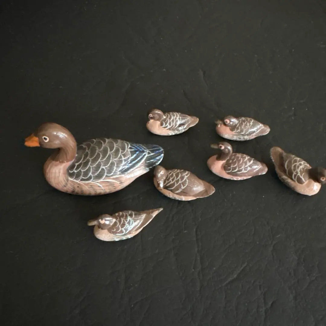 Mini Figurines: Duck Parents and Children