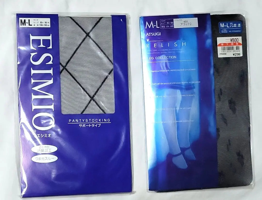 ☆New☆Unopened☆RELISH ESIMIO Stockings Pattern Bulk Sale Fish Tie