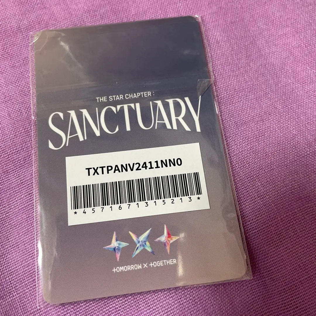 txt SANCTUARY Purbatu Purchase Bonus Random Trading Card Taehyung