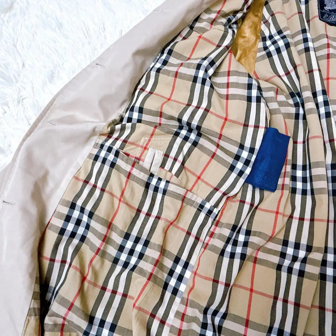 [Rare] Burberry Vintage Nova Check Trench Coat