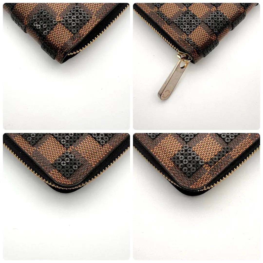 [Super beautiful condition] Louis Vuitton Damier Prefall Piet Zippy Wallet