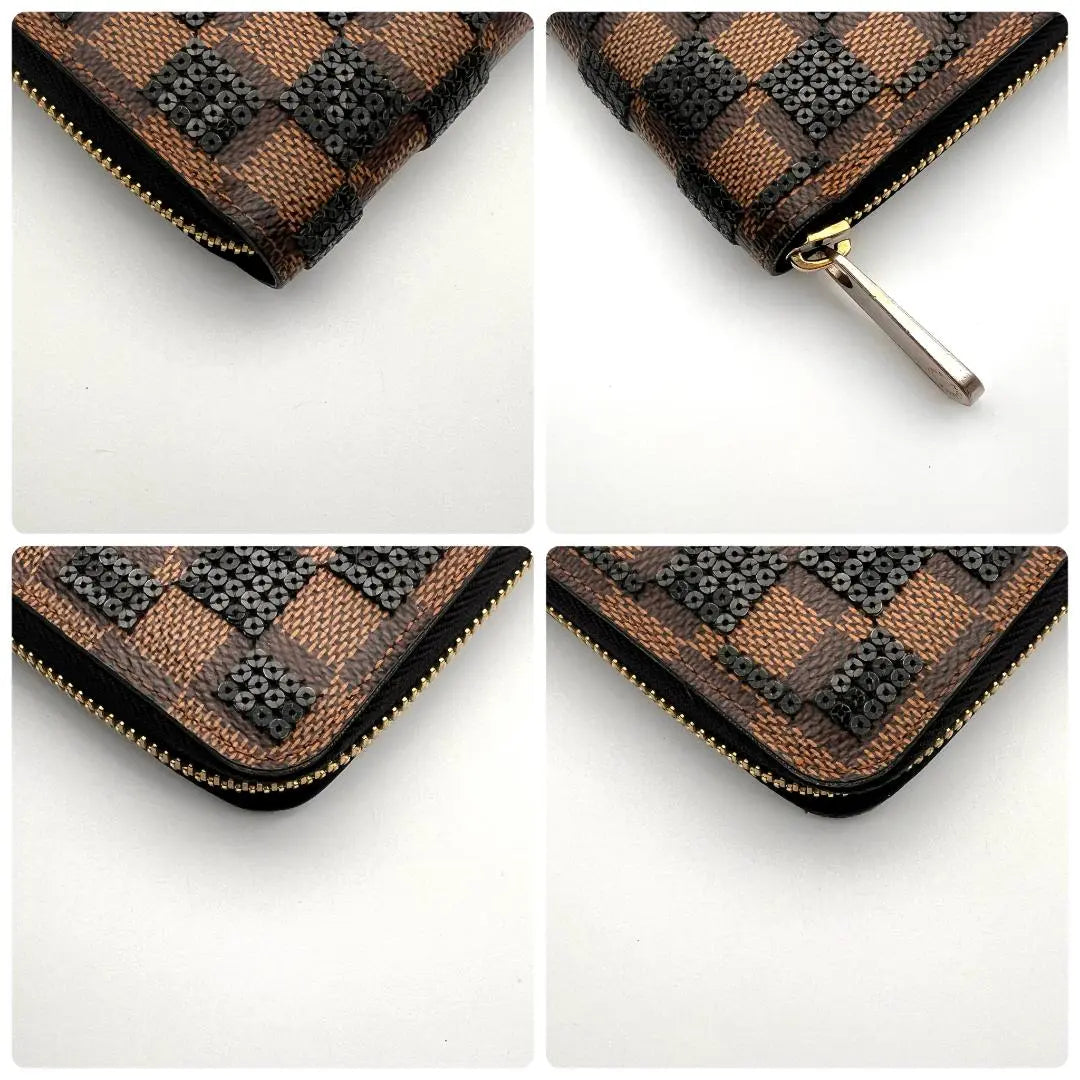 [Super beautiful condition] Louis Vuitton Damier Prefall Piet Zippy Wallet