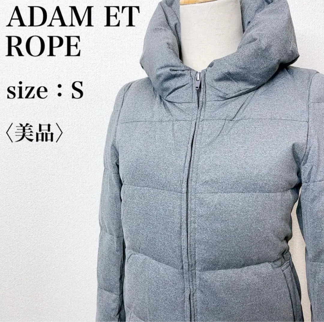 [Beautiful goods] Adamerope Volume Neck Small face Effect Zip -up and down jacket