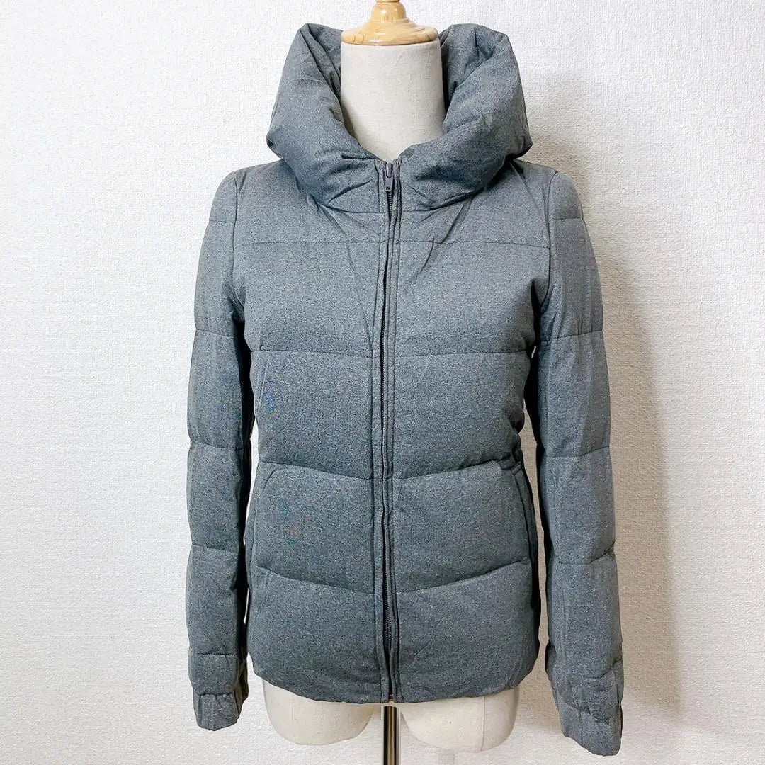 [Beautiful goods] Adamerope Volume Neck Small face Effect Zip -up and down jacket