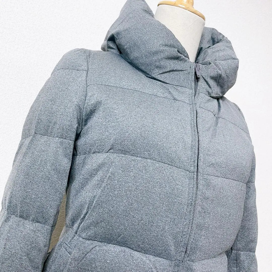 [Beautiful goods] Adamerope Volume Neck Small face Effect Zip -up and down jacket