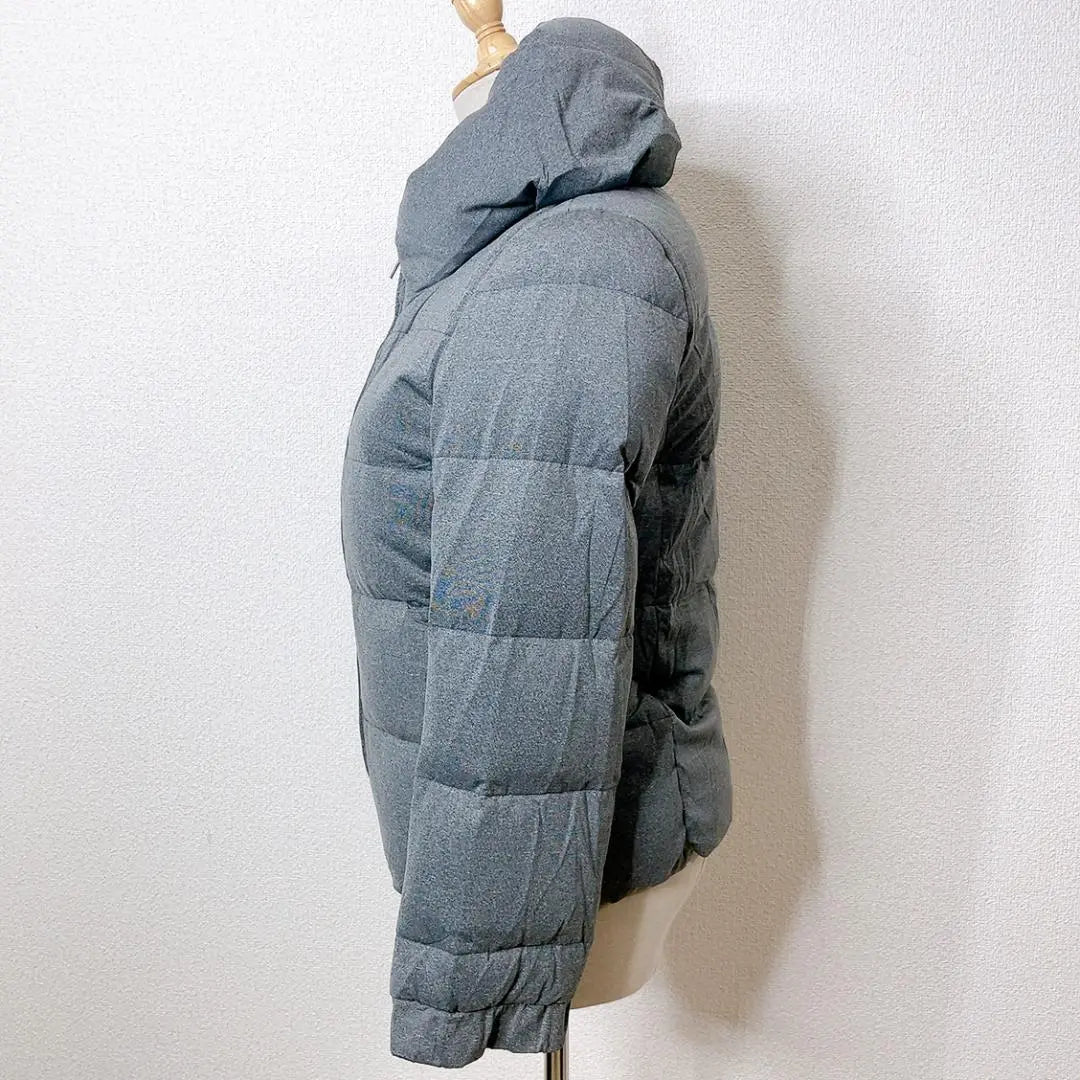 [Beautiful goods] Adamerope Volume Neck Small face Effect Zip -up and down jacket