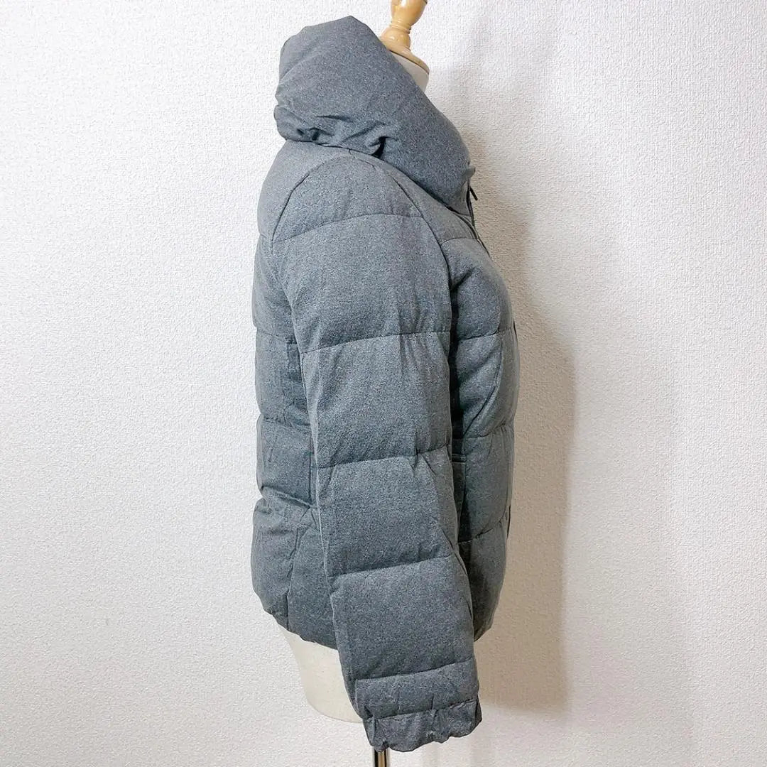 [Beautiful goods] Adamerope Volume Neck Small face Effect Zip -up and down jacket