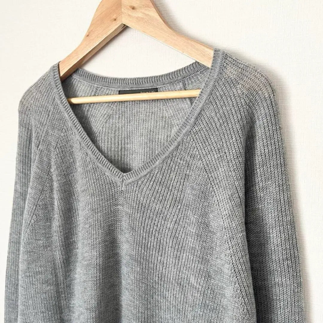 [Beauty] [Zut En Life] Scott Club V neck knit sweater thin | 【美品】【Zut en Life】スコットクラブ　Vネックニットセーター　薄手