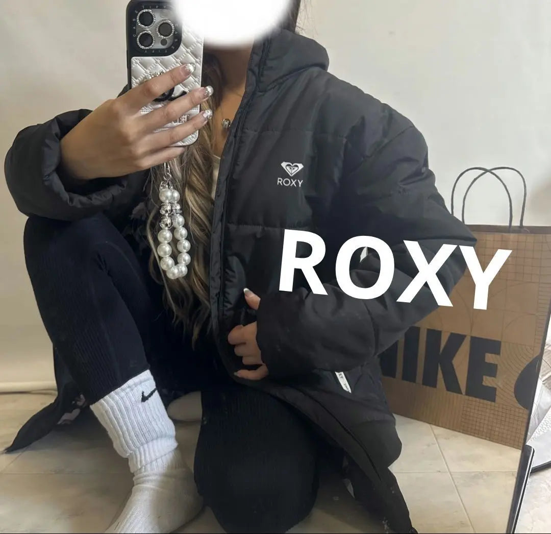 ROXY Chaqueta acolchada casi sin usar, tipo largo, ¡ideal para mezclar y combinar!