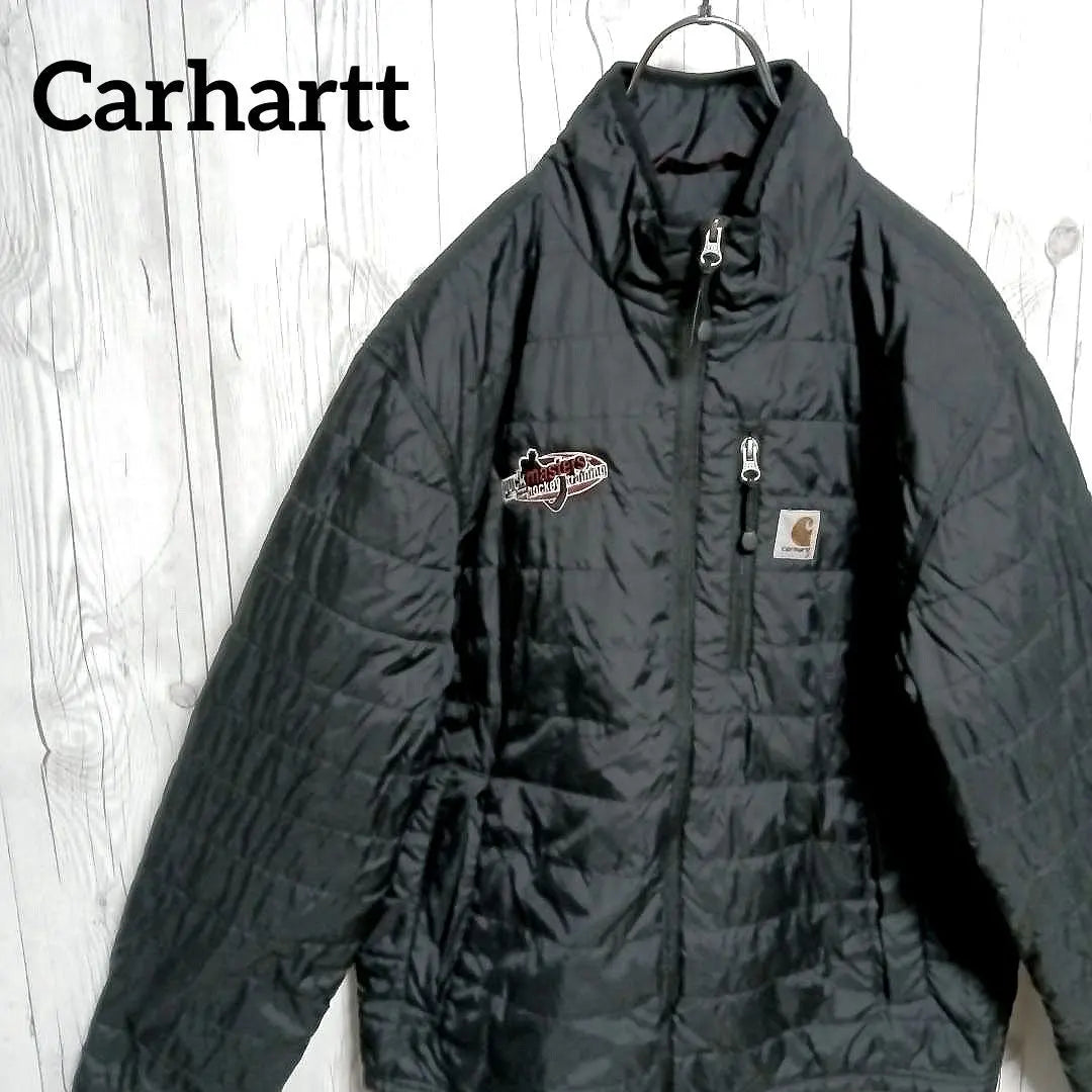 Chaqueta ligera acolchada Carhartt para hombre talla S negra tipo blusón de segunda mano