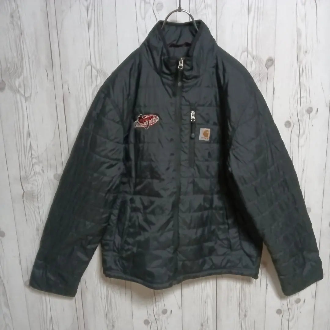 Carhartt Quilted Light Jacket Men's S Black Blouson Second-hand