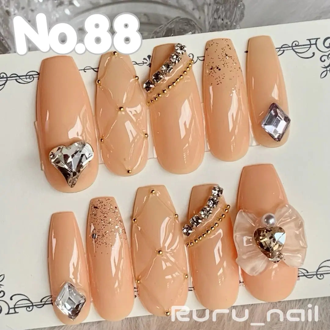 Nail chip ❤︎ Macaroon orange mass -produced mine