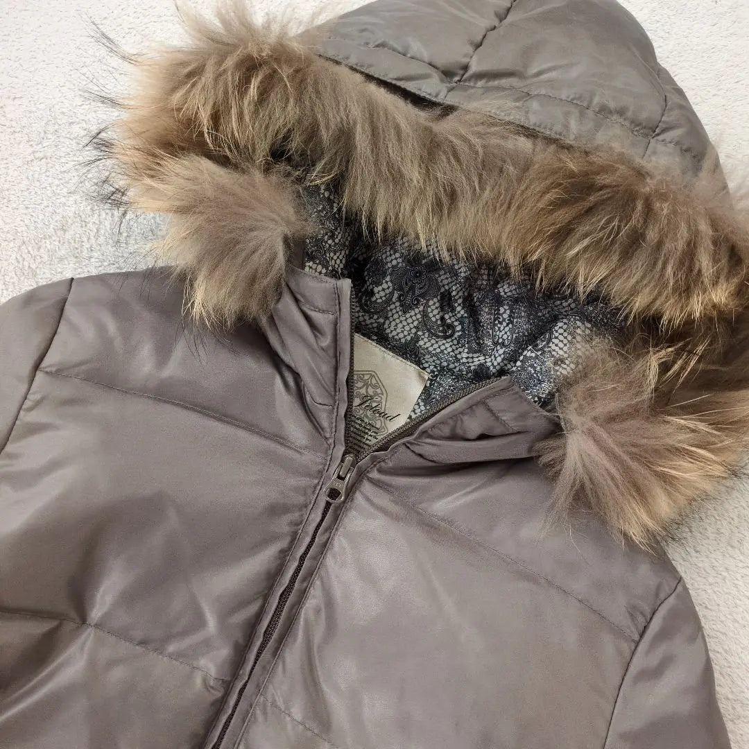 Bou Jeloud raccoon fur down jacket