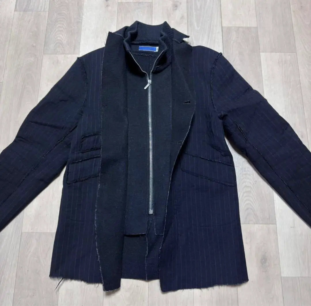 Number nine 90S Launch period: Shrink wool deformed suit JKT