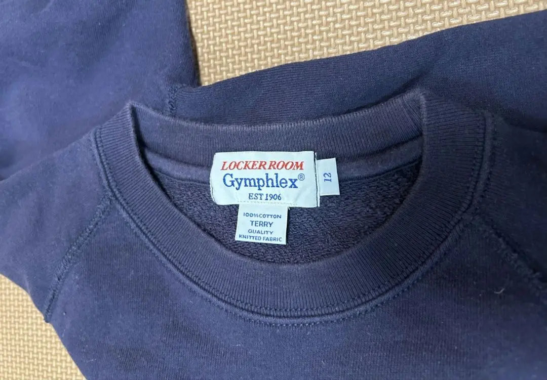 GYMPHLEX Jimflex Short Sleeve Swing Navy Trainer | Gymphlexジムフレックス　半袖スウェット　ネイビー　トレーナー