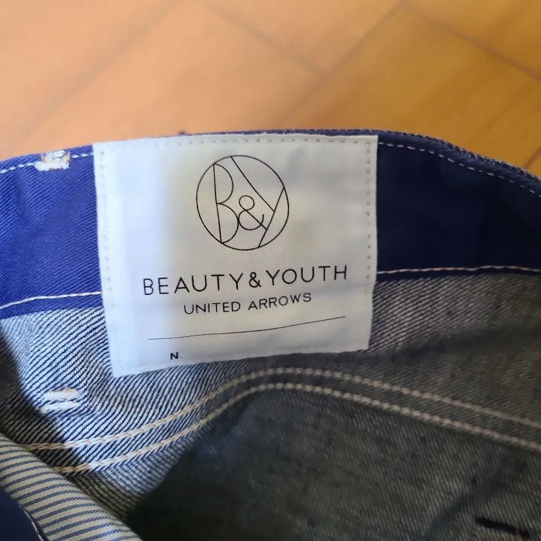 BEAUTY&YOUTH Dark Blue Straight Denim