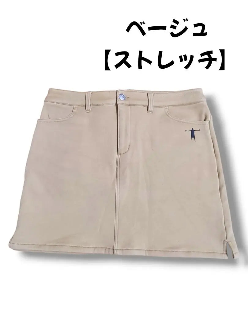 [T-MAC] Vintage clothes ♡ Women's golf skirt, boa-lined skirt, windproof, stretch M