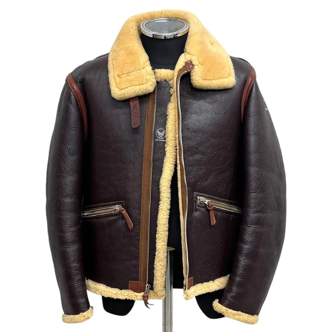 The Real McCoys D-1 94-3084-A Mouton Flight Jacket