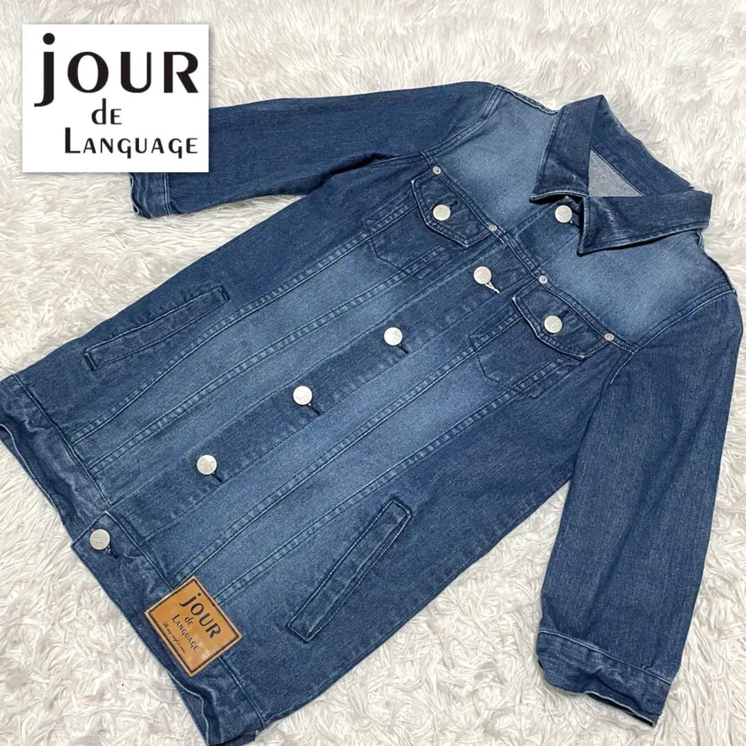 Beautiful goods ✨JOUR DE LANGUAGE Denim Jacket G Jean L made in Japan