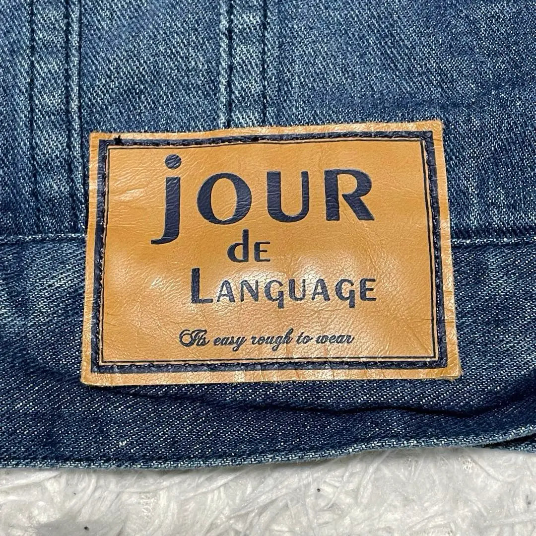 Beautiful goods ✨JOUR DE LANGUAGE Denim Jacket G Jean L made in Japan