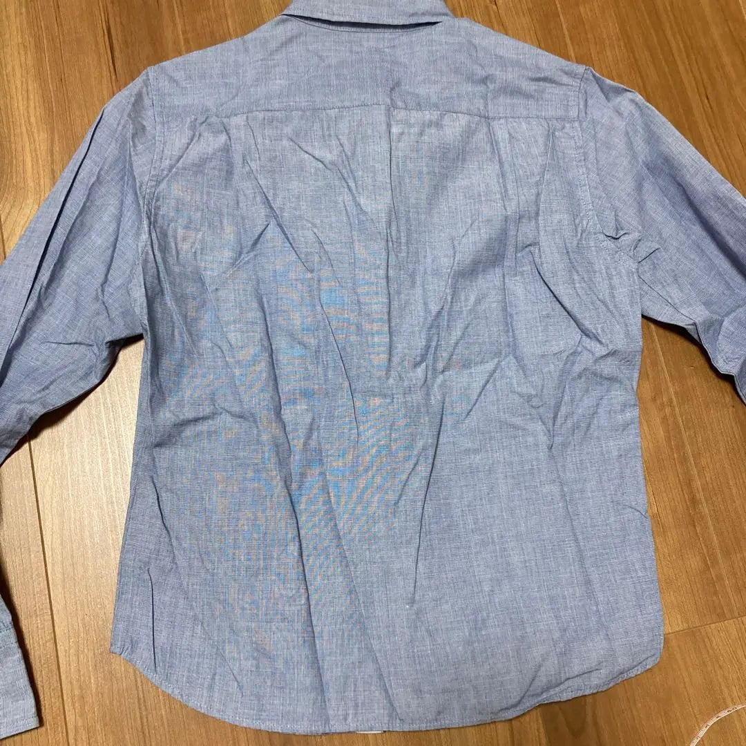 Blusa Ralph Lauren 150 Camisa de encaje acampanada de color vaquero para niñas