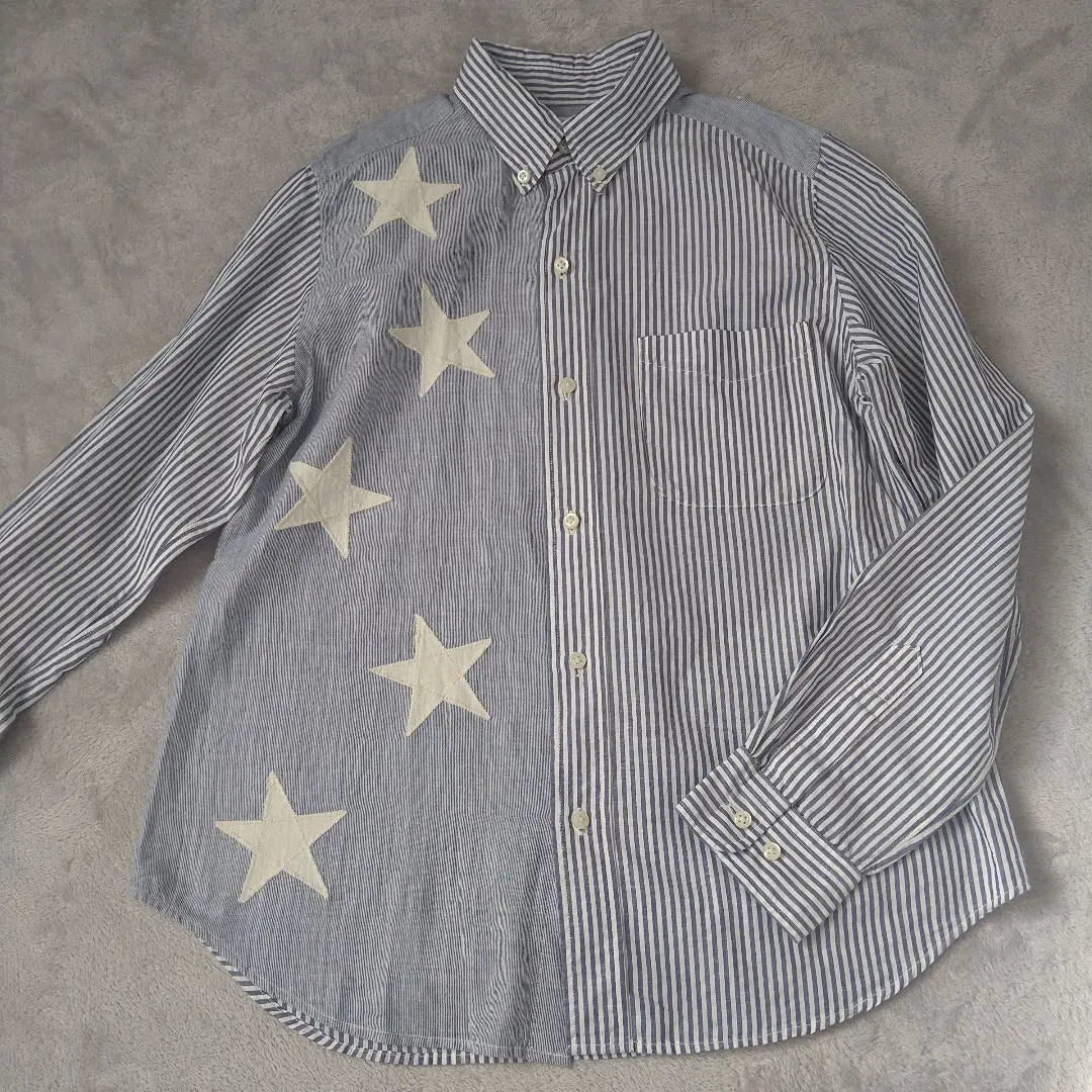 DENIM & DUNGAREE Striped Long Sleeve Shirt 160