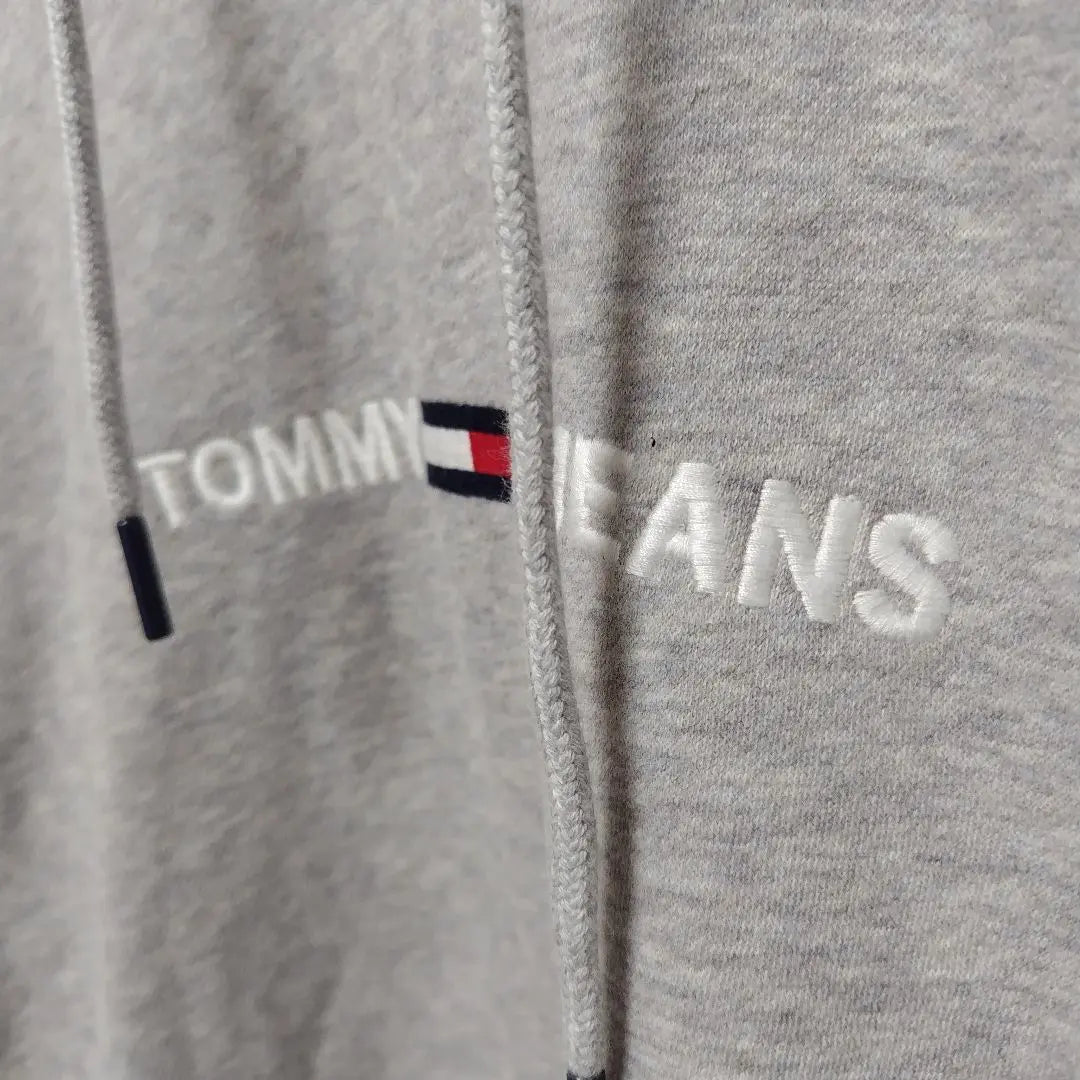 Sudadera con capucha ❀Tommy jeans❀ M, forro cepillado, logotipo bordado