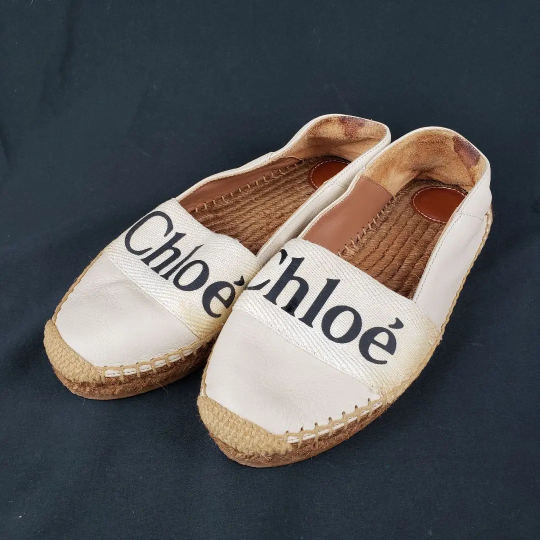 Chloe Woody Espadrille Slip-on Shoes 36