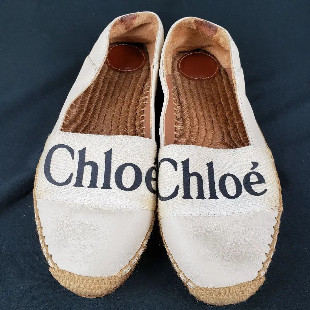 Chloe Woody Espadrille Slip-on Shoes 36