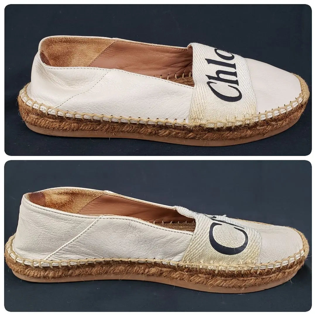 Chloe Woody Espadrille Slip-on Shoes 36