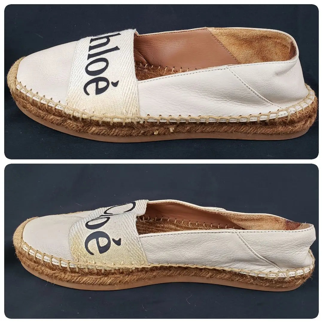 Chloe Woody Espadrille Slip-on Shoes 36