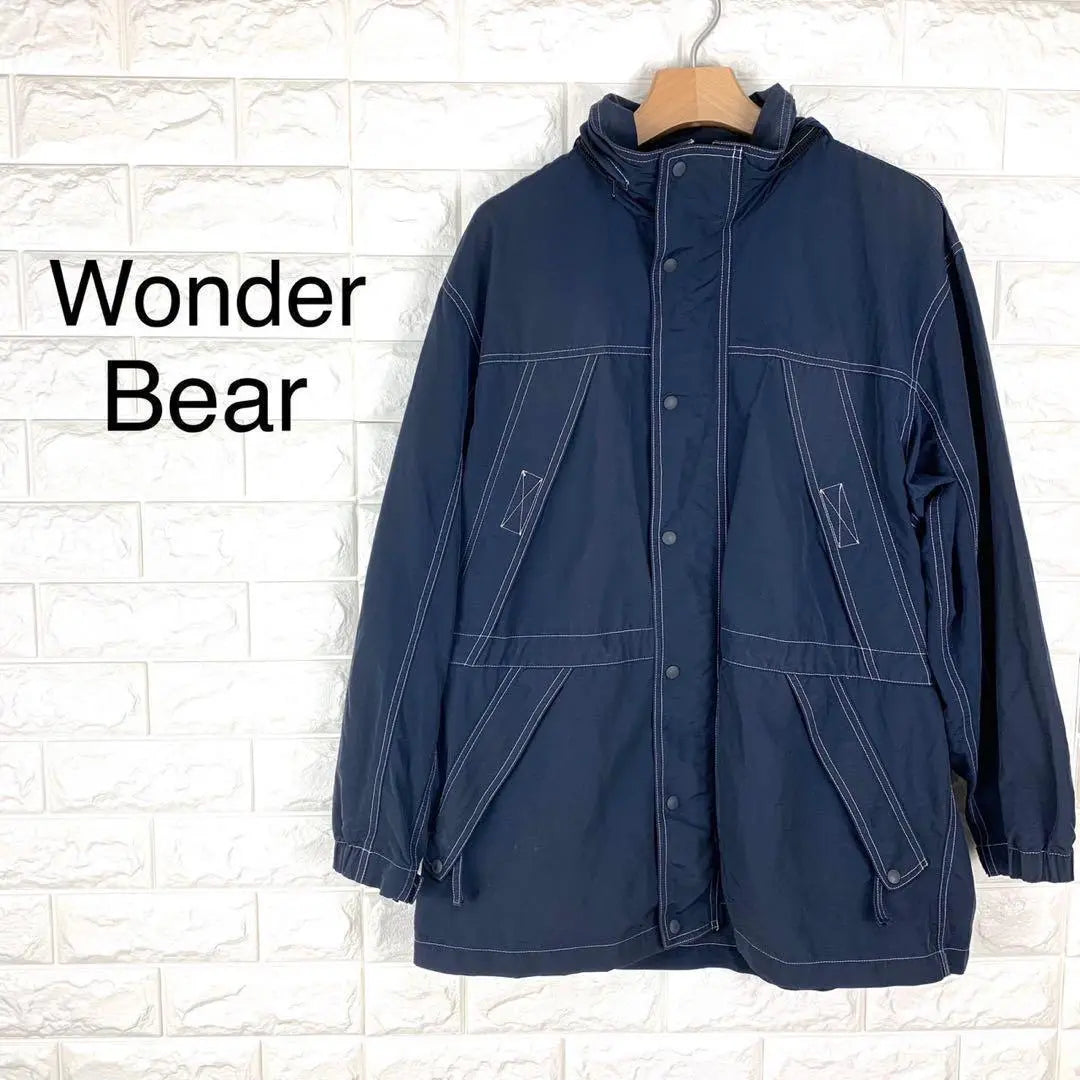 Wonder Bear Navy Color 2way Type Jacket