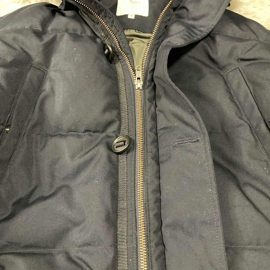 BEAMS B:MING Down Jacket Size M Hood Detachable