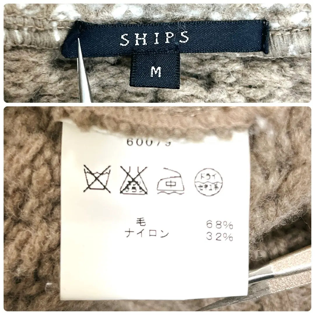 [Ships] Wool Mix Low Gauge Full Button Cable Knit Cardigan