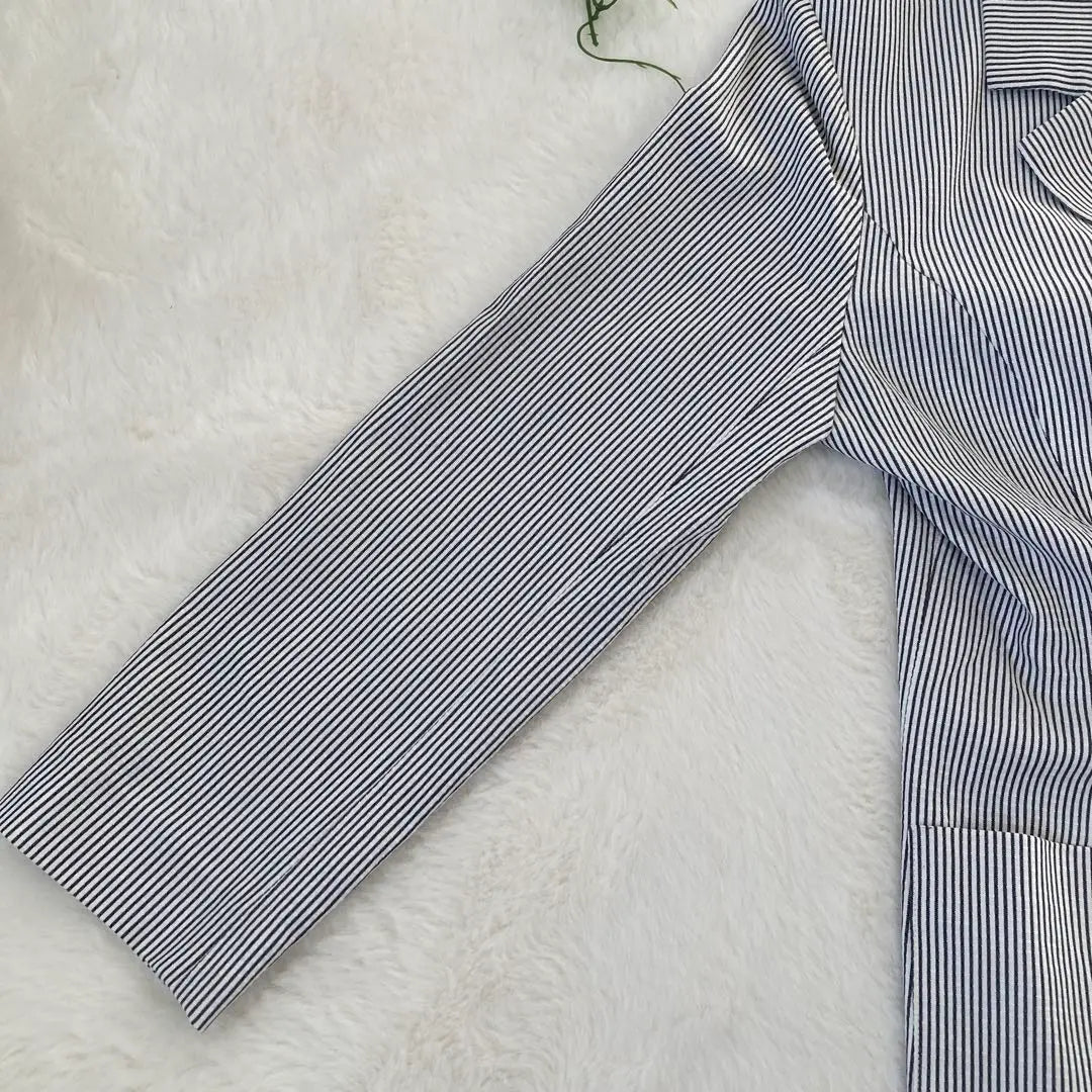 HANAE MORI Tailored Jacket Thin Striped (M)