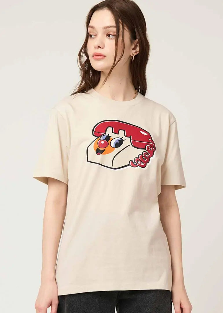 Talla L Power Puff Girls Hotline ｜ Camiseta Granif | Ｌサイズ パワーパフガールズ ホットライン｜Tシャツ グラニフ