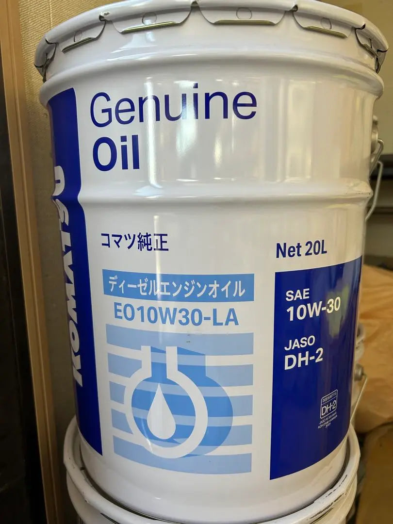 Komatsu Genuine Diesel Engine Oil 10W30-LA 20L