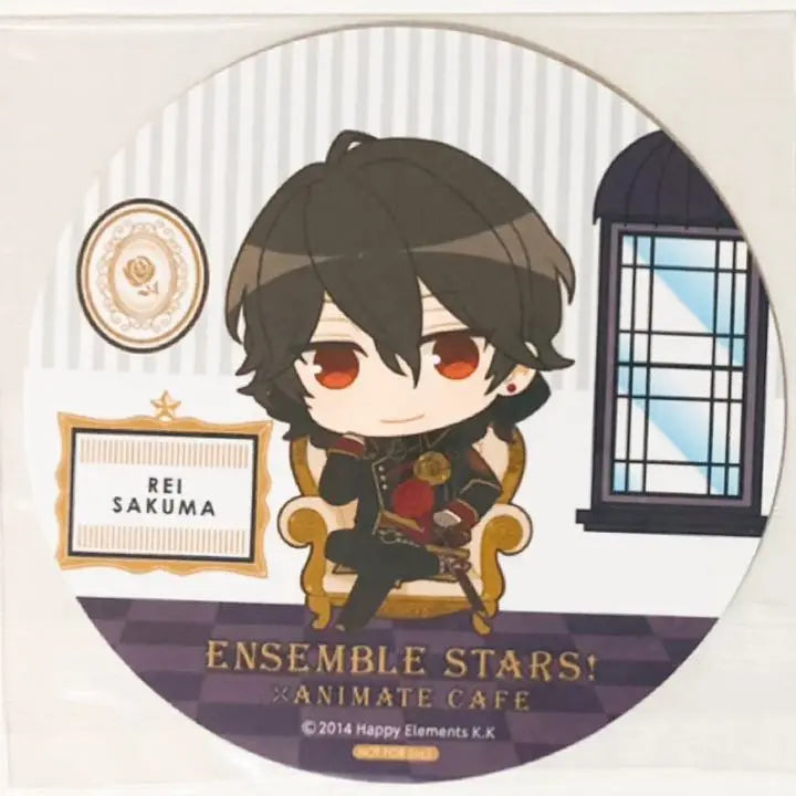 New ★Ensemble Stars ★UNDEAD [Sakuma Rei & Hakazu Kaoru] Anime Cafe ★Bonus ★Coaster ★2 items