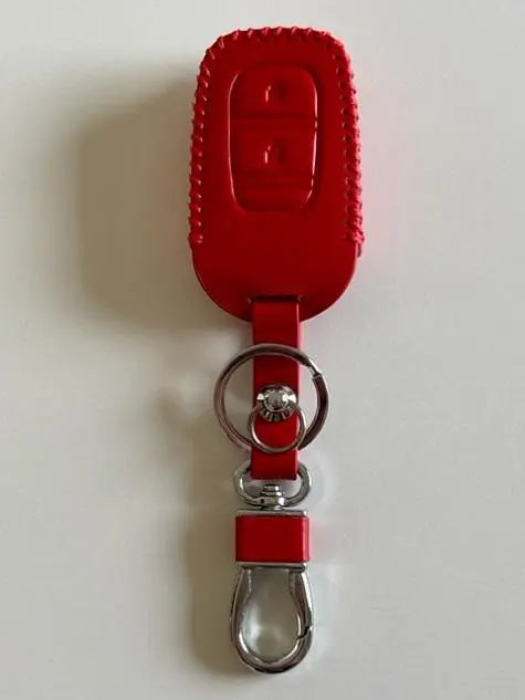 Funda de piel de vaca Just Fit New Civic Smart Key roja 2